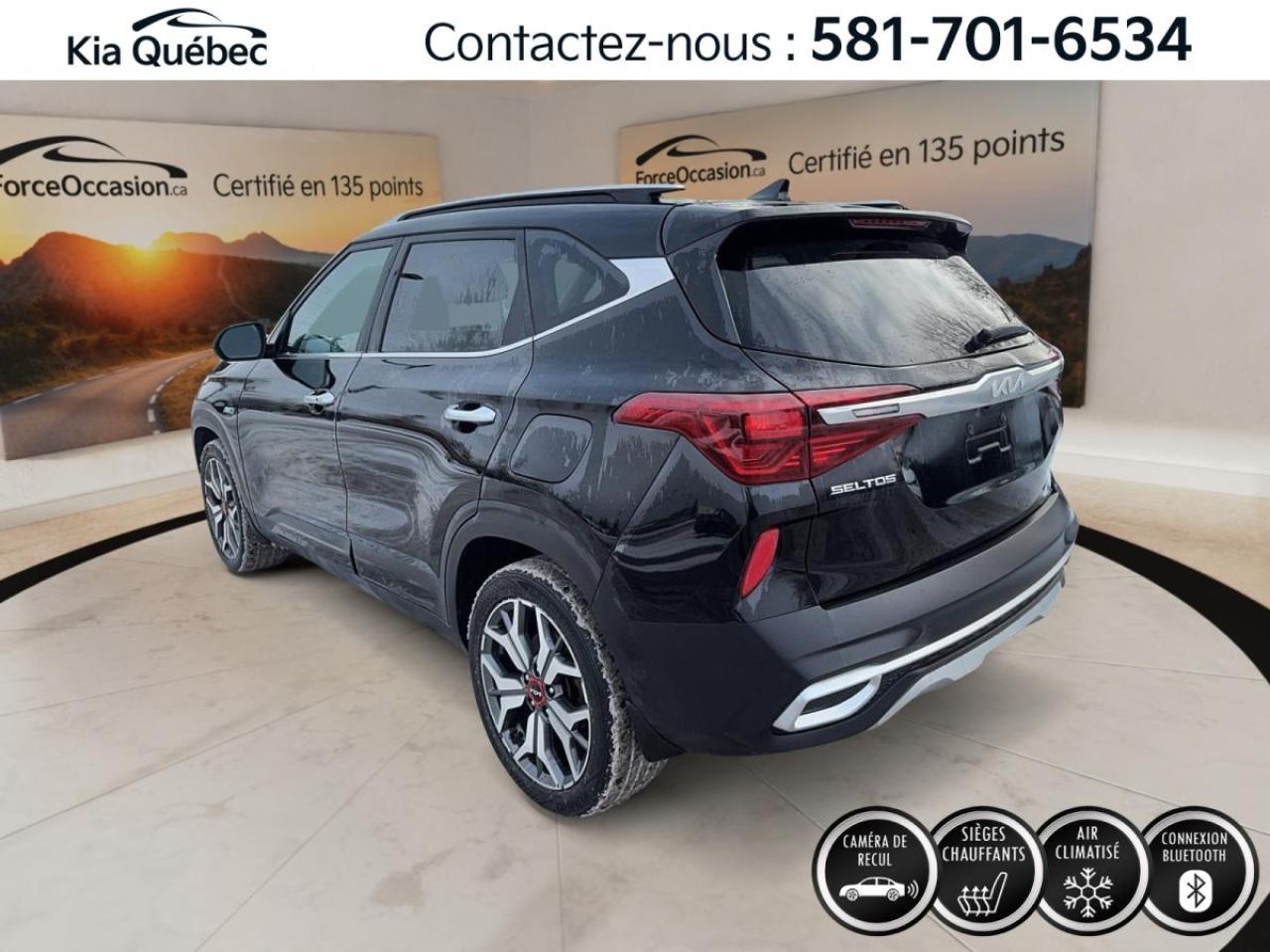 Used 2022 Kia Seltos SX Turbo AWD *CUIR *GPS *TOIT *CARPLAY *CAMERA for sale in Québec, QC