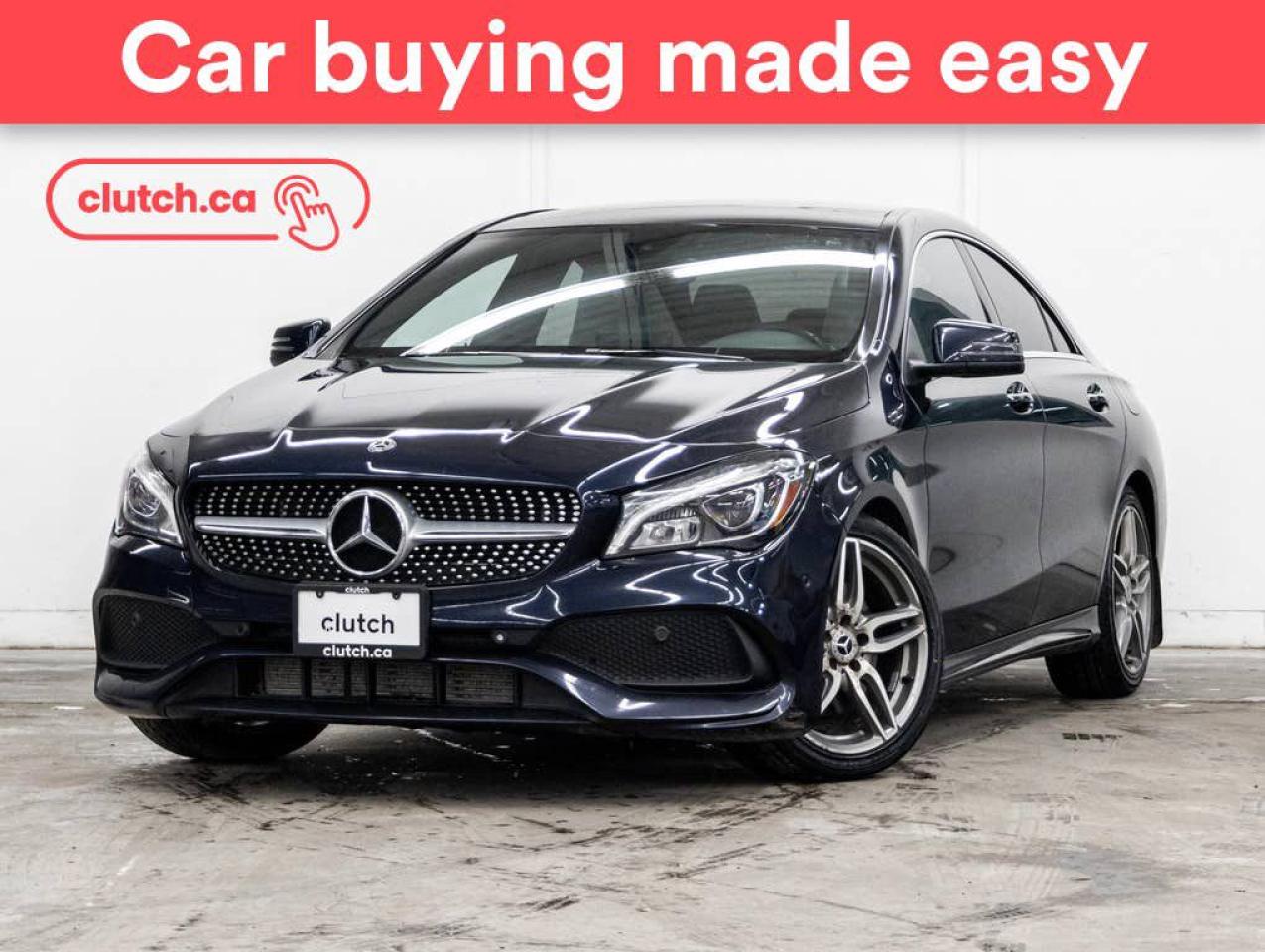 Used 2018 Mercedes-Benz CLA-Class 250 4Matic AWD w/ Apple CarPlay, Dual Zone A/C, Power Sunroof for sale in Toronto, ON