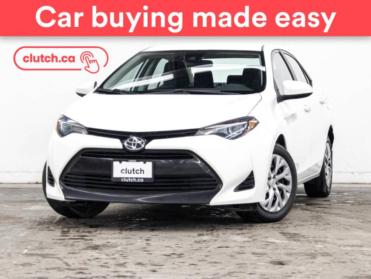 Used 2018 Toyota Corolla LE w/ Adaptive Cruise Control, A/C, Rearview Cam for sale in Toronto, ON