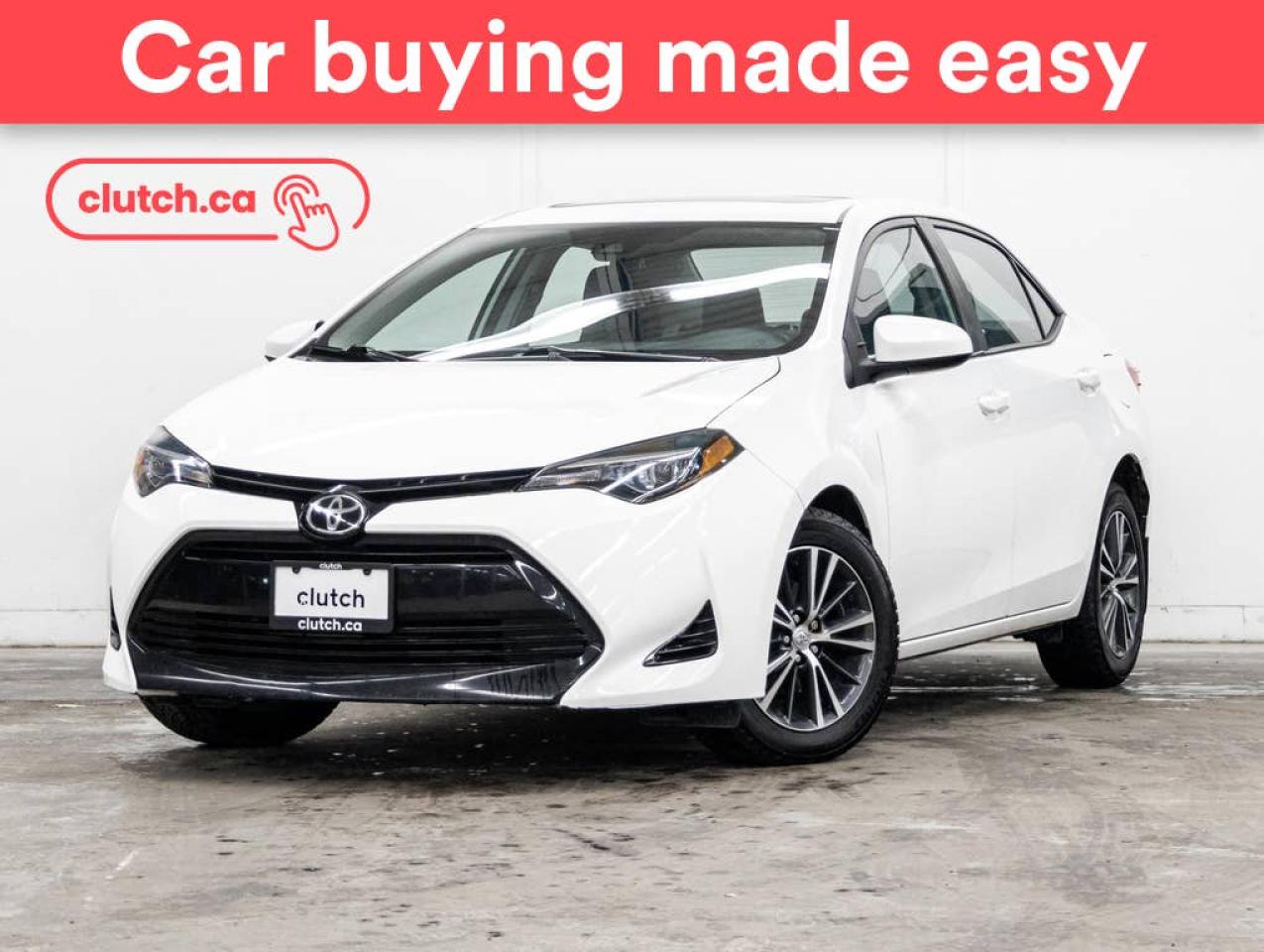 Used 2017 Toyota Corolla LE w/ LE Upgrade Pkg. w/ Heated Steering Wheel, Heated Front Seats, Rearview Camera for sale in Toronto, ON