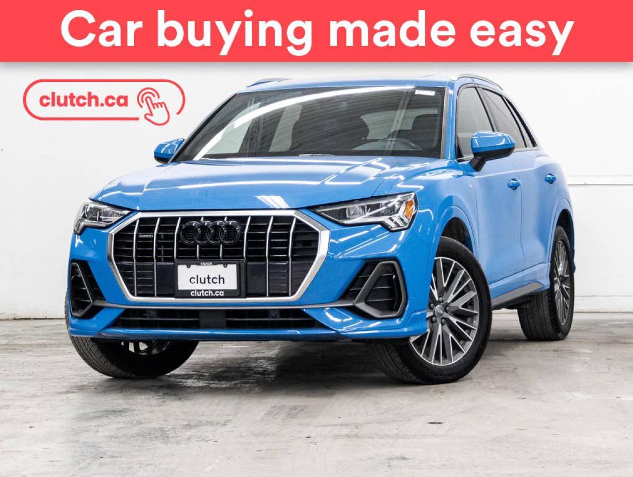 Used 2020 Audi Q3 Progressiv 45 AWD w/ Apple CarPlay & Android Auto, Heated Steering Wheel, Heated Front Seats for sale in Toronto, ON