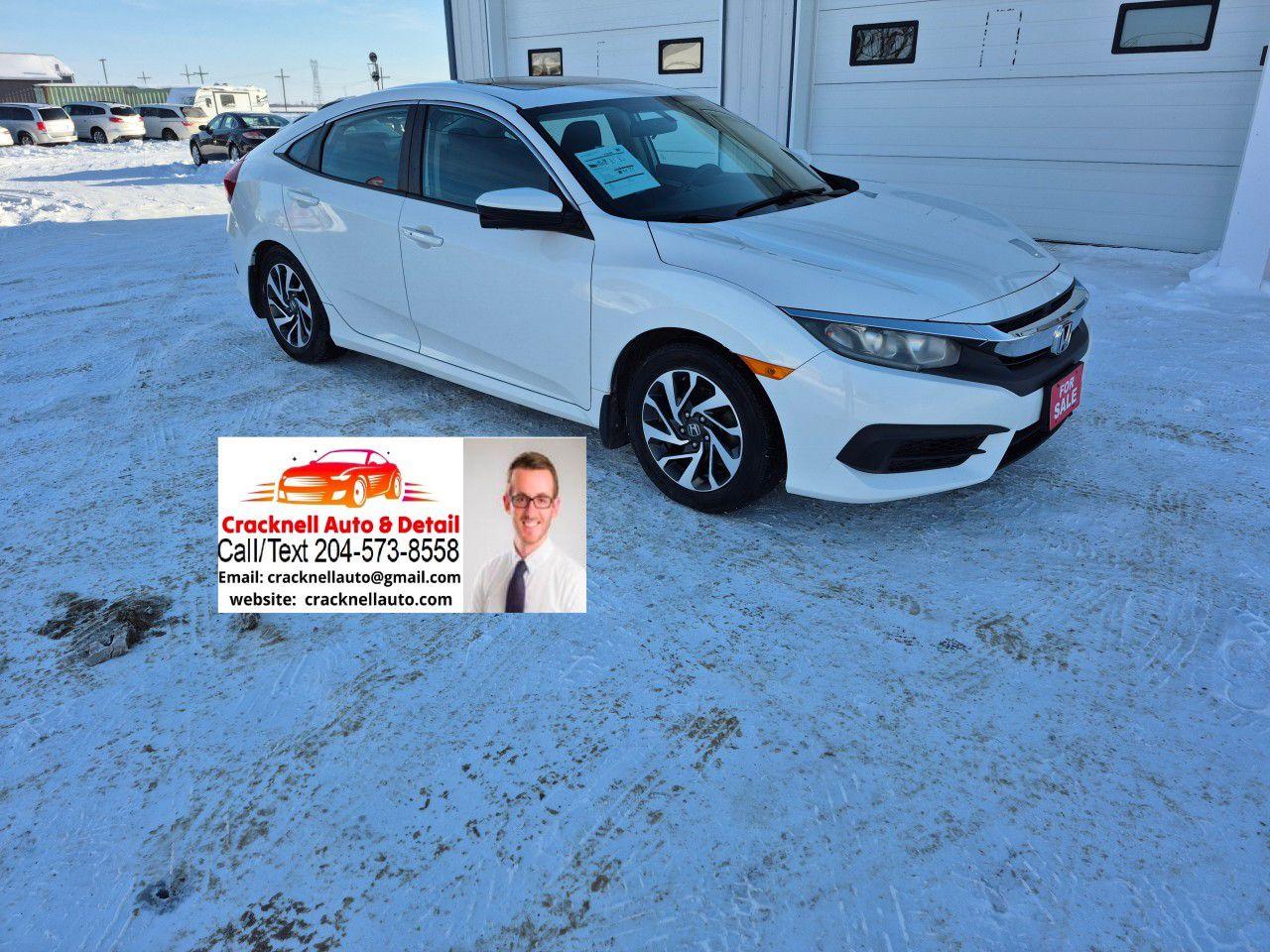 Used 2016 Honda Civic Sedan EX CVT for sale in Carberry, MB