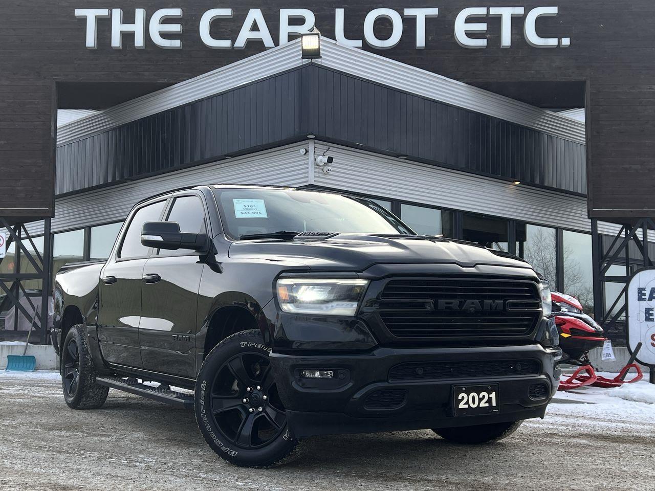 Used 2021 RAM 1500 Sport APPLE CARPLAY/ANDROID AUTO, HEATED LEATHER SEATS, MOONROOF, NAV, BACK UP CAM! for sale in Sudbury, ON