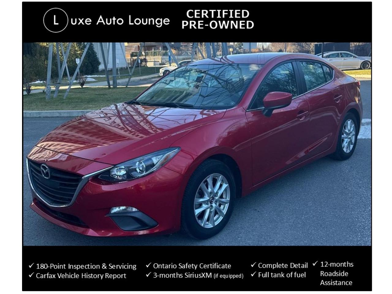 Used 2015 Mazda MAZDA3 GS, ONLY 49K!! SUPER LOW KM!! AUTO, HEATED SEATS!! for sale in Orleans, ON