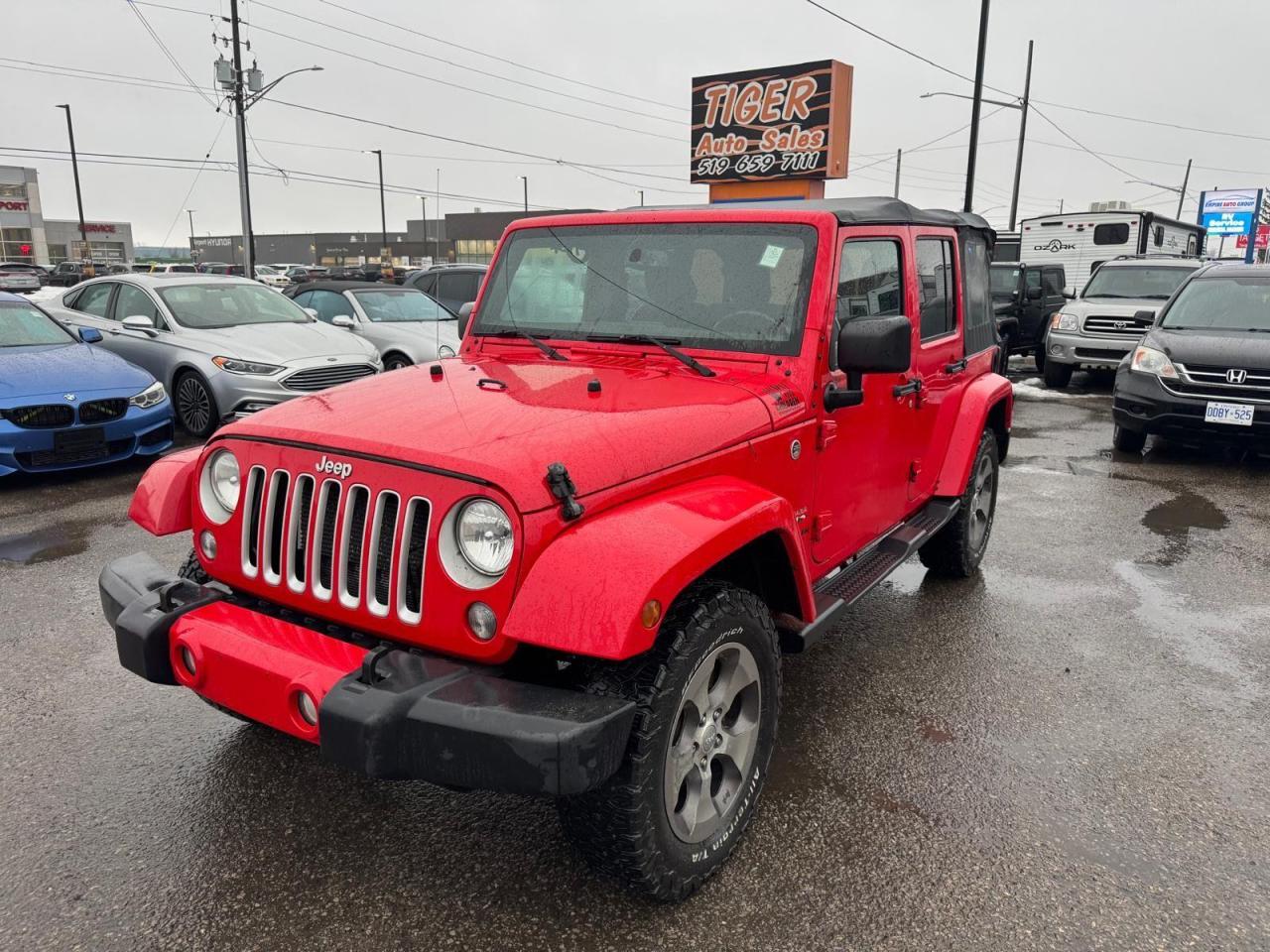 Used 2016 Jeep Wrangler UNLIMITED, SAHARA, 4X4, 4 DOOR, AUTO, CERT for sale in London, ON