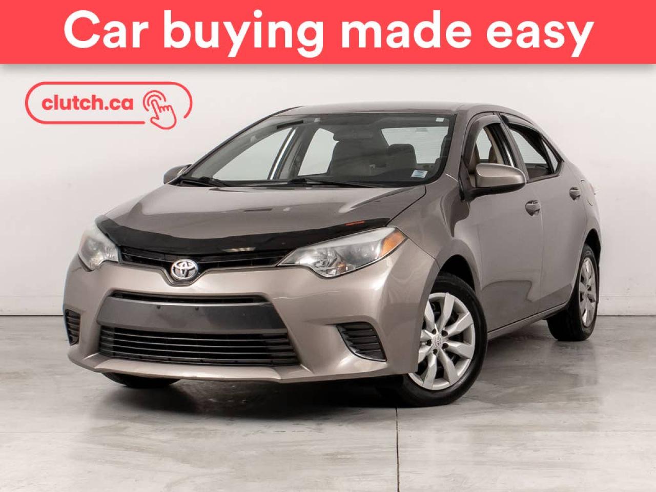 Used 2016 Toyota Corolla LE w/ Bluetooth, A/C, Backup Cam for sale in Bedford, NS