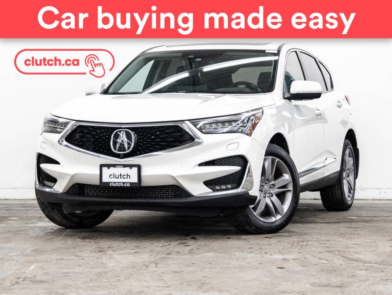 Used 2021 Acura RDX Platinum Elite AWD w/ Apple CarPlay & Android Auto, Panoramic Moonroof, Nav for sale in Toronto, ON