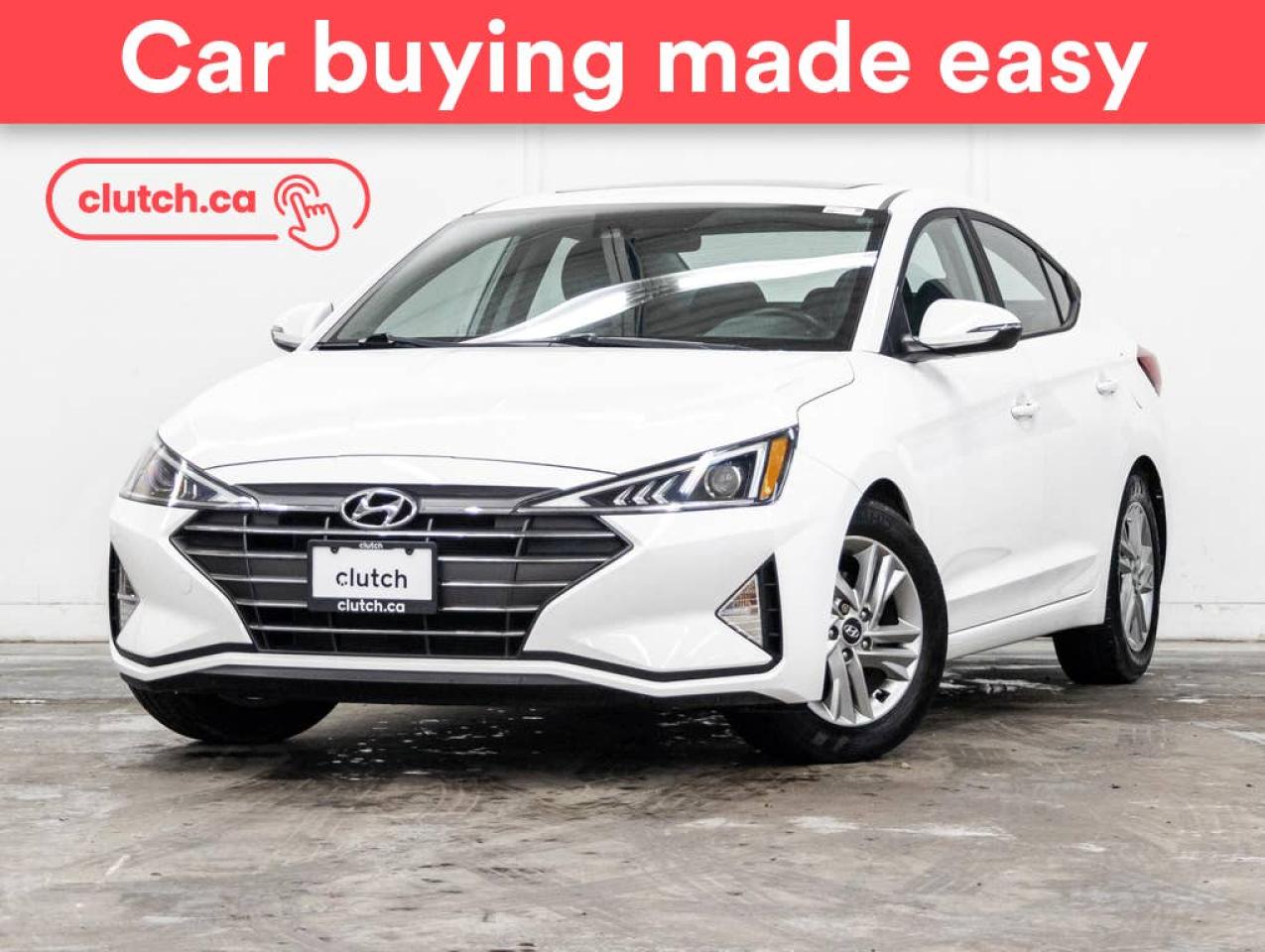 Used 2020 Hyundai Elantra Preferred w/ Sun & Safety Pkg. w/ Apple CarPlay & Android Auto, Heated Steering Wheel, Heated Front Seats for sale in Toronto, ON