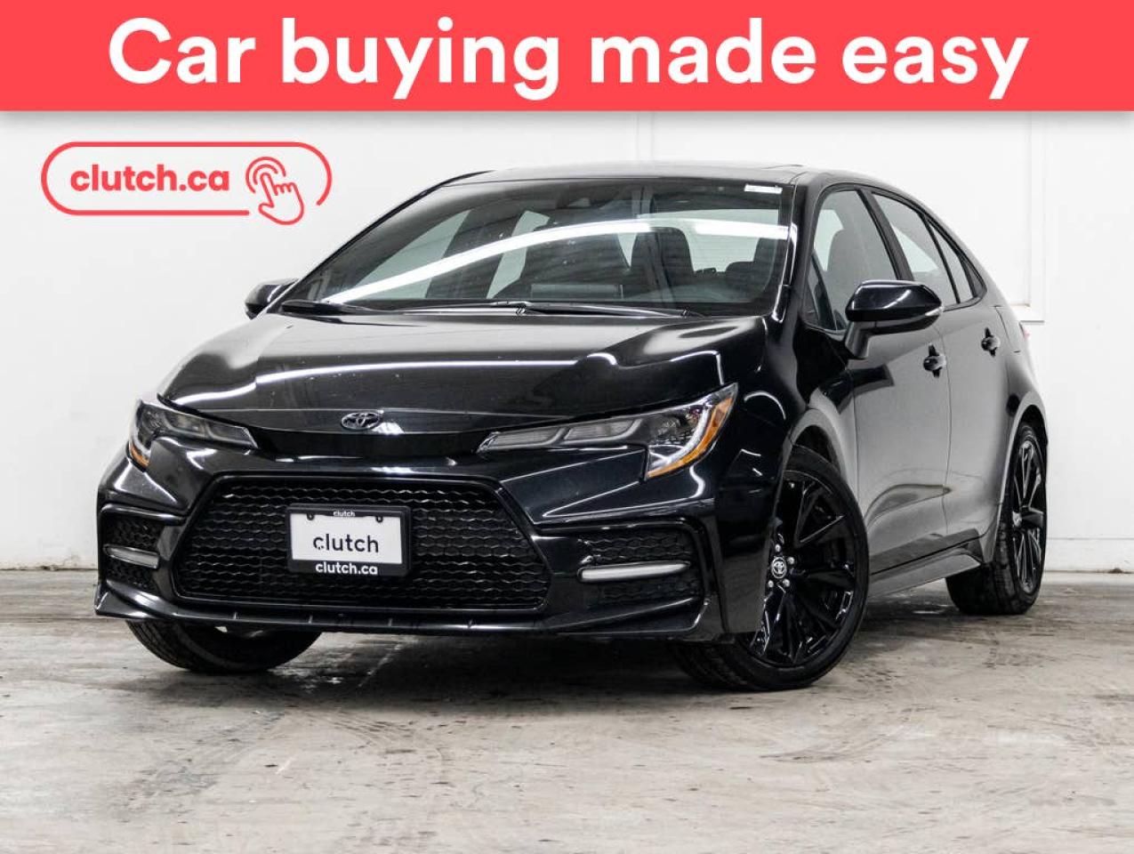 Used 2021 Toyota Corolla SE w/ SE Upgrade Pkg. w/ Apple CarPlay & Android Auto, Heated Steering Wheel, Heated Front Seats for sale in Toronto, ON