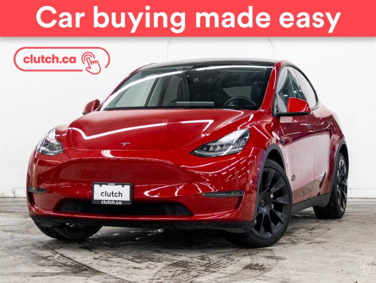 Used 2021 Tesla Model Y Long Range AWD w/ Autopilot, Nav, Glass Roof for sale in Toronto, ON