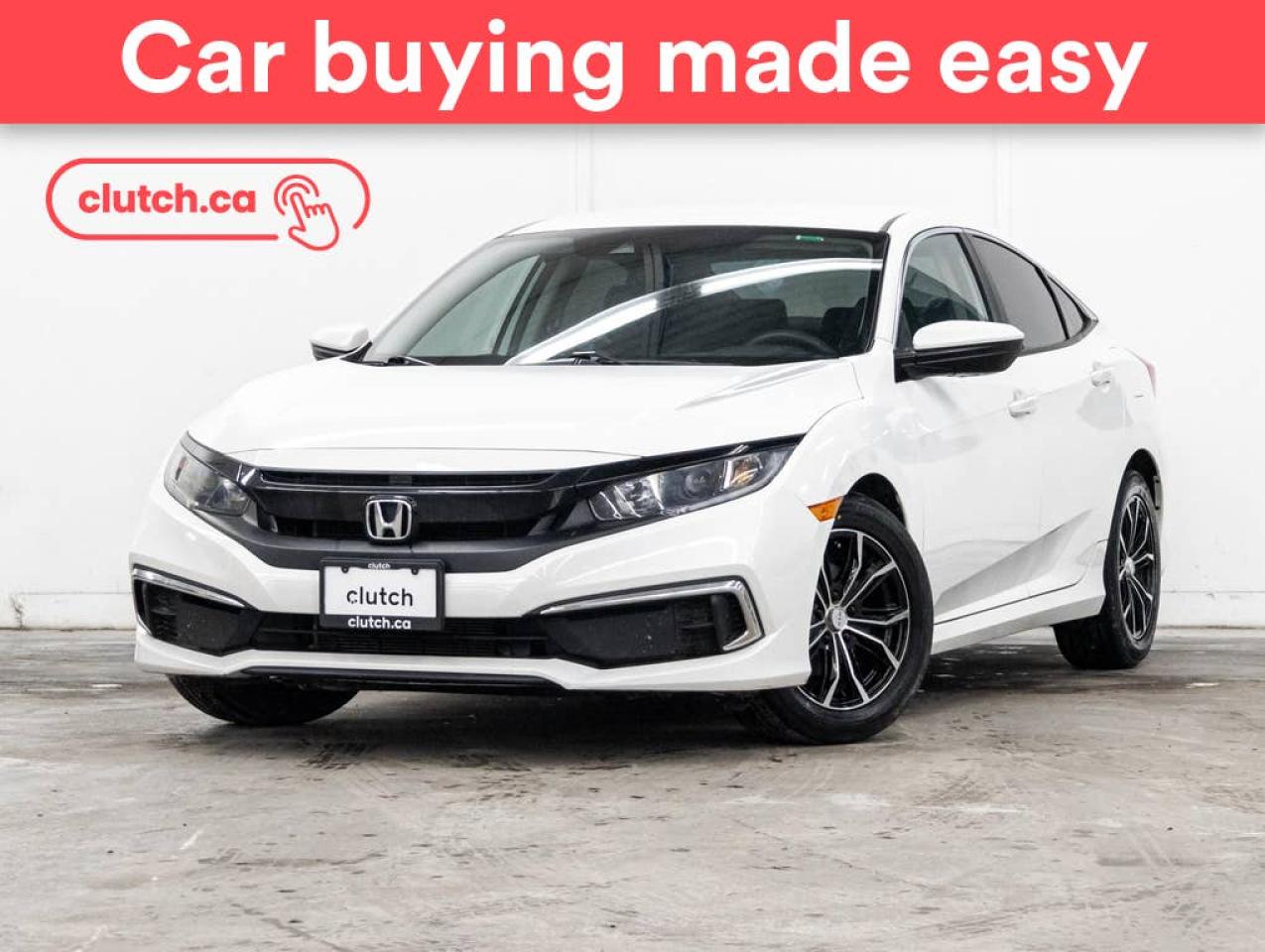 Used 2019 Honda Civic LX w/ Apple CarPlay & Android Auto, Heated Front Seats, Rearview Camera for sale in Toronto, ON