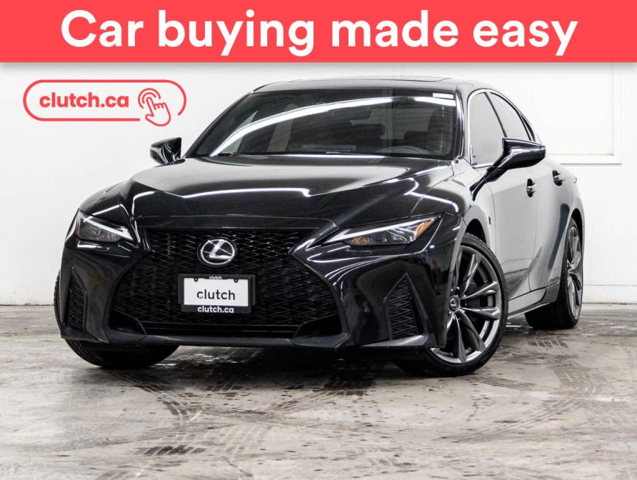 Used 2022 Lexus IS 350 AWD w/ Apple CarPlay & Android Auto, Dual Zone A/C, Power Sunroof for sale in Toronto, ON