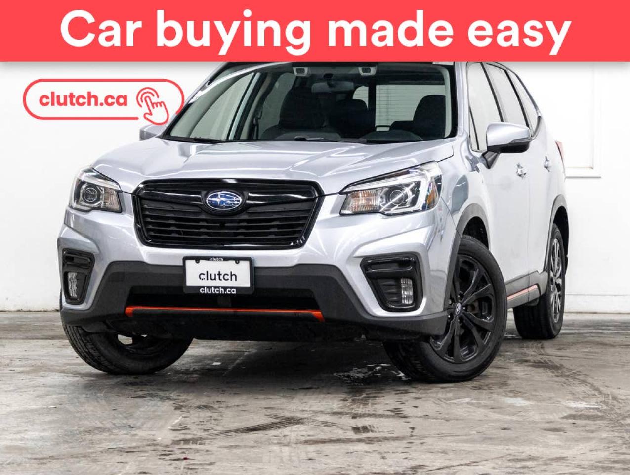 Used 2020 Subaru Forester Sport AWD w/ Apple CarPlay & Android Auto, Power Moonroof, Rearview Cam for sale in Toronto, ON