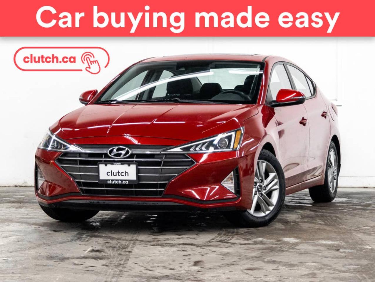 Used 2020 Hyundai Elantra Preferred w/ Sun & Safety Pkg w/ Apple CarPlay & Android Auto, Power Moonroof, Rearview Cam for sale in Toronto, ON