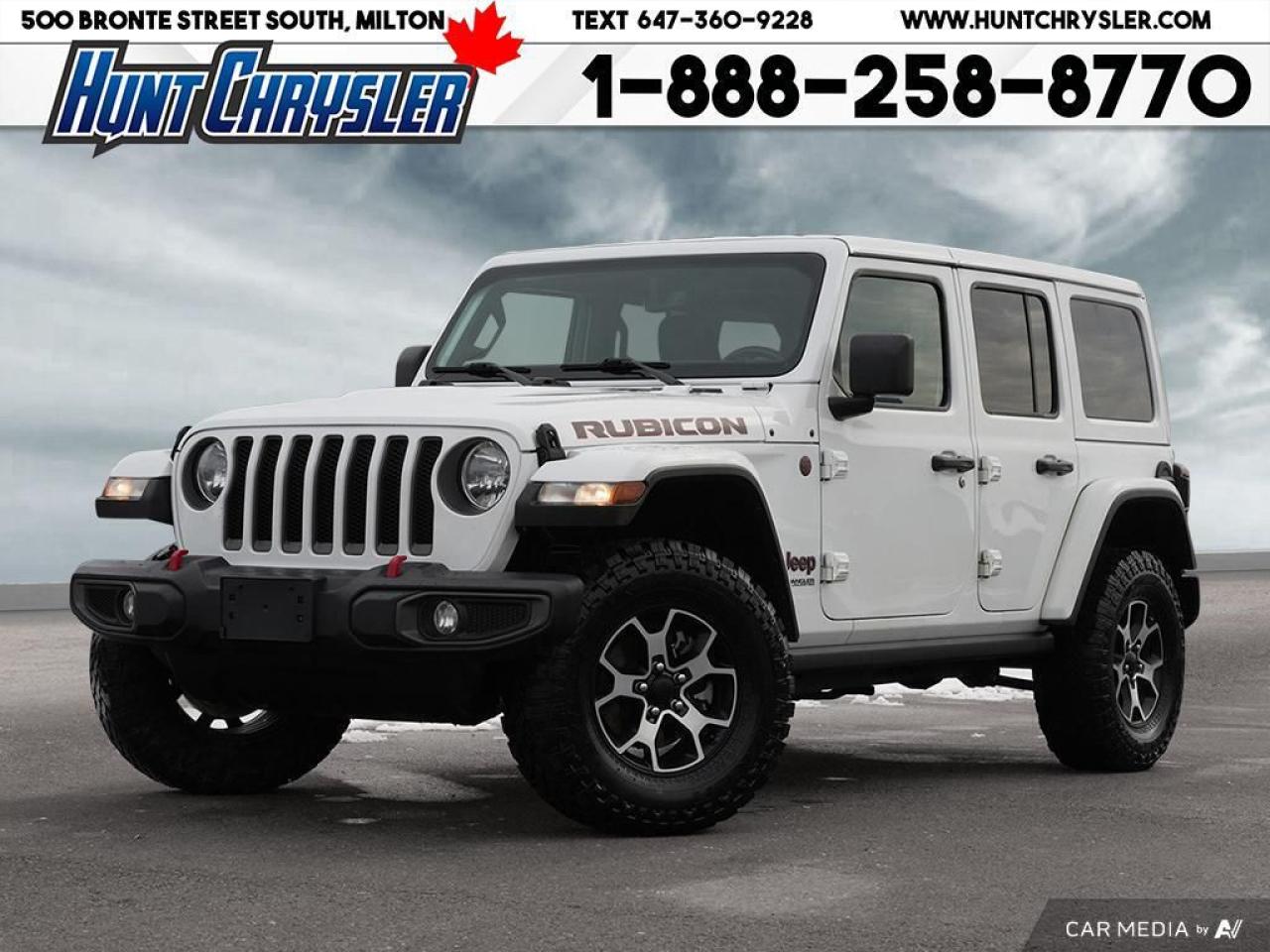 Used 2021 Jeep Wrangler UNLIMITED RUBICON | LTHR | HTD STS | CAM | SOUND!! for sale in Milton, ON