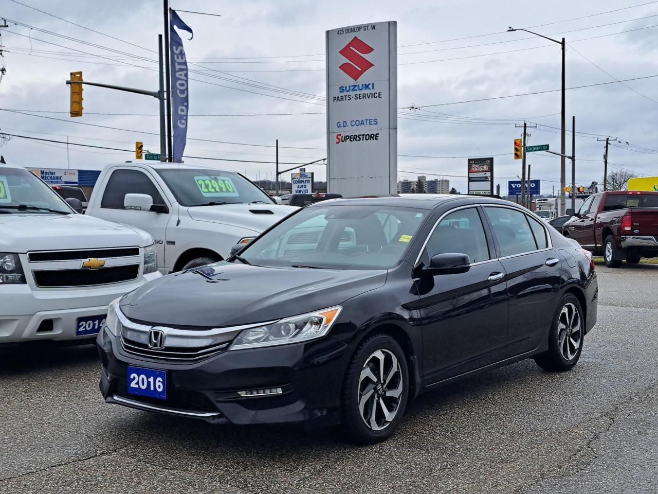 Used 2016 Honda Accord Sedan EX-L V6 ~Leather ~Sunroof ~Heated Seats ~AdvSafety for sale in Barrie, ON