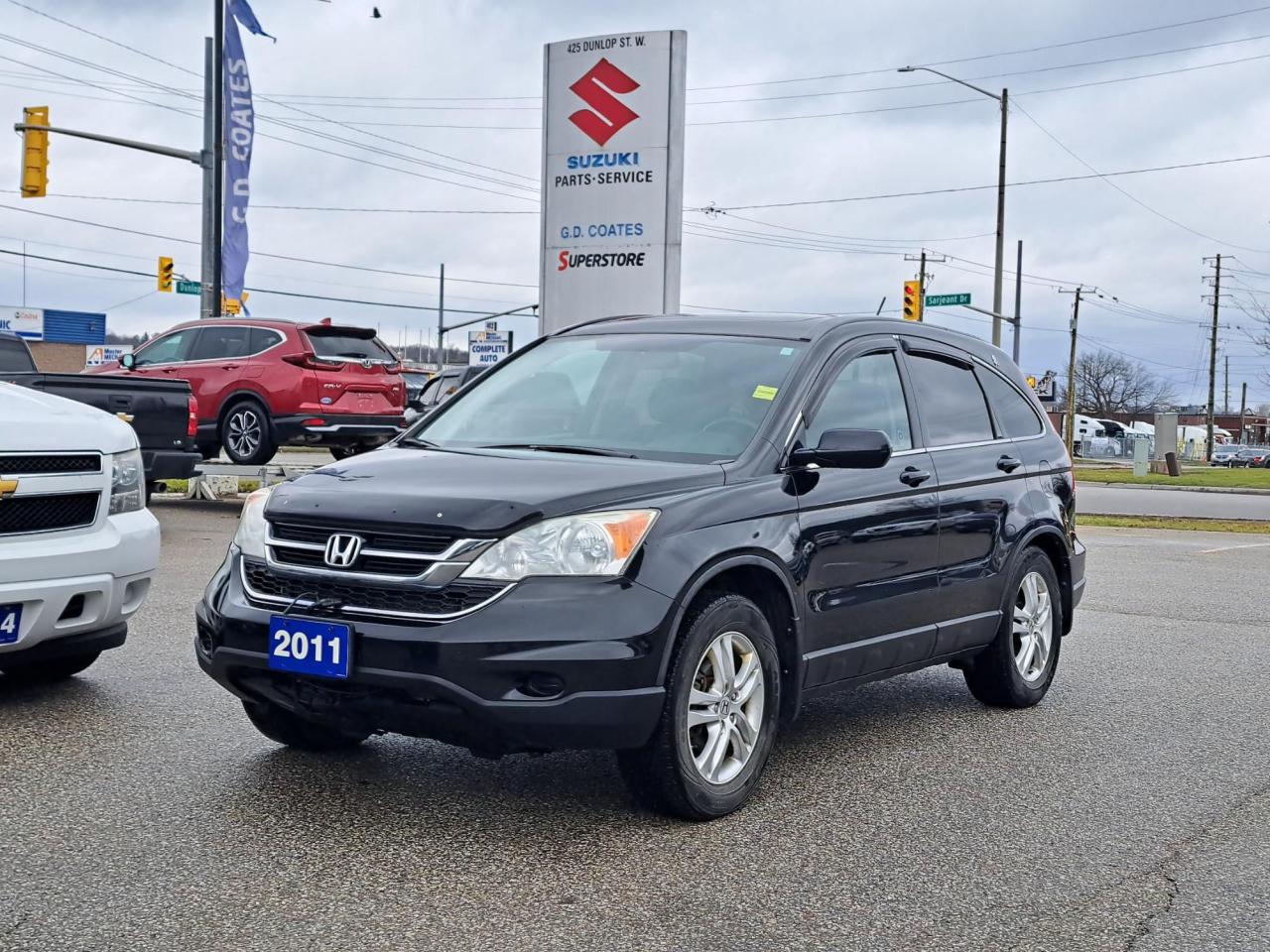 Used 2011 Honda CR-V EX-L 4x4 ~Heated Leather ~Power Moonroof ~Low KM for sale in Barrie, ON