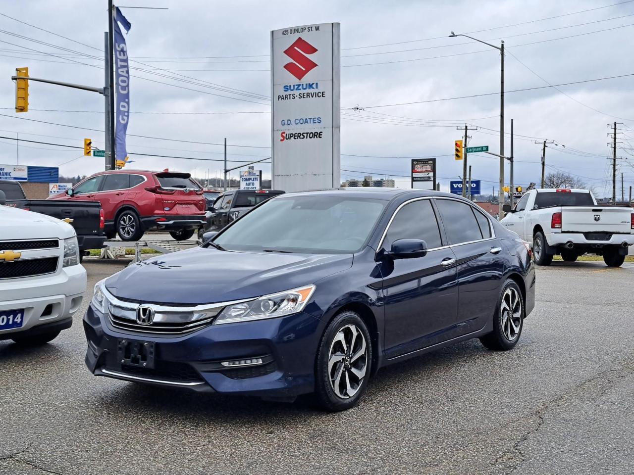 Used 2016 Honda Accord Sedan EX-L V6 ~Leather ~Sunroof ~Heated Seats ~AdvSafety for sale in Barrie, ON