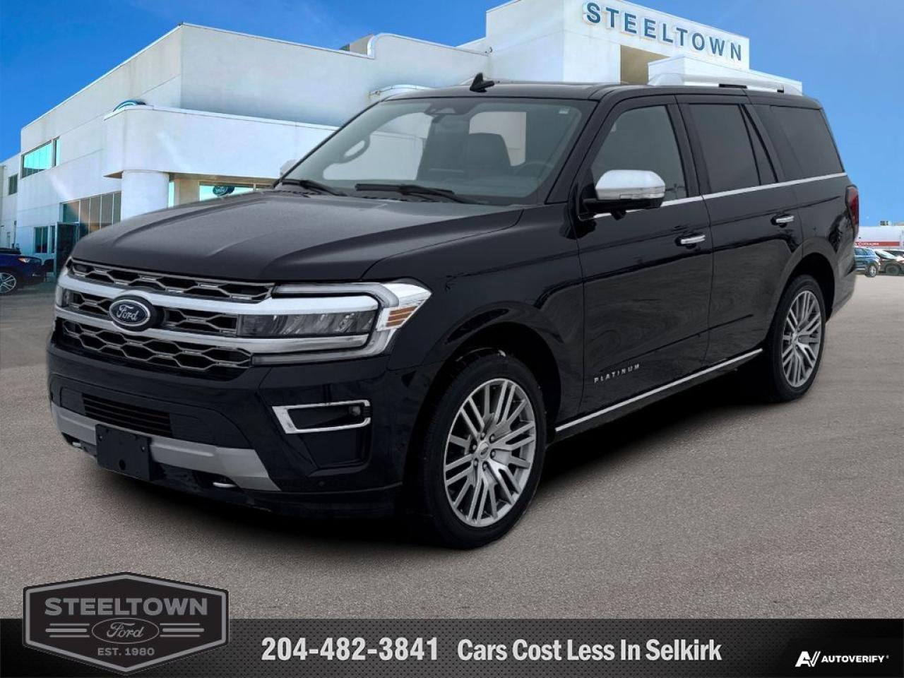 Used 2022 Ford Expedition Platinum  - Sunroof -  Leather Seats for sale in Selkirk, MB