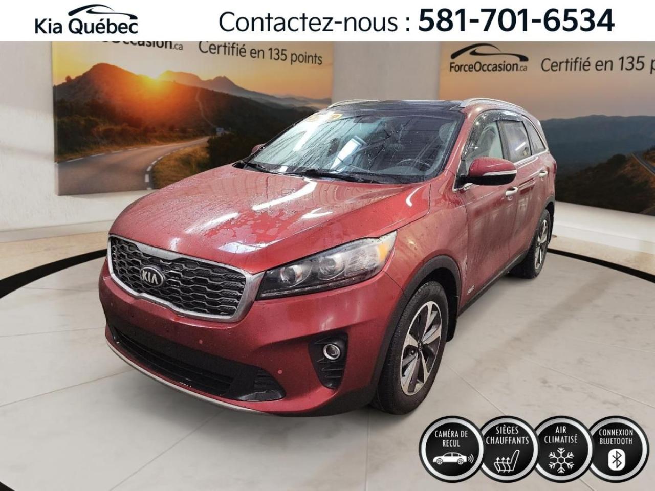 Used 2019 Kia Sorento EX PREMIUM * V6* AWD* TOIT PANO* CUIR* BIZONE* for sale in Québec, QC