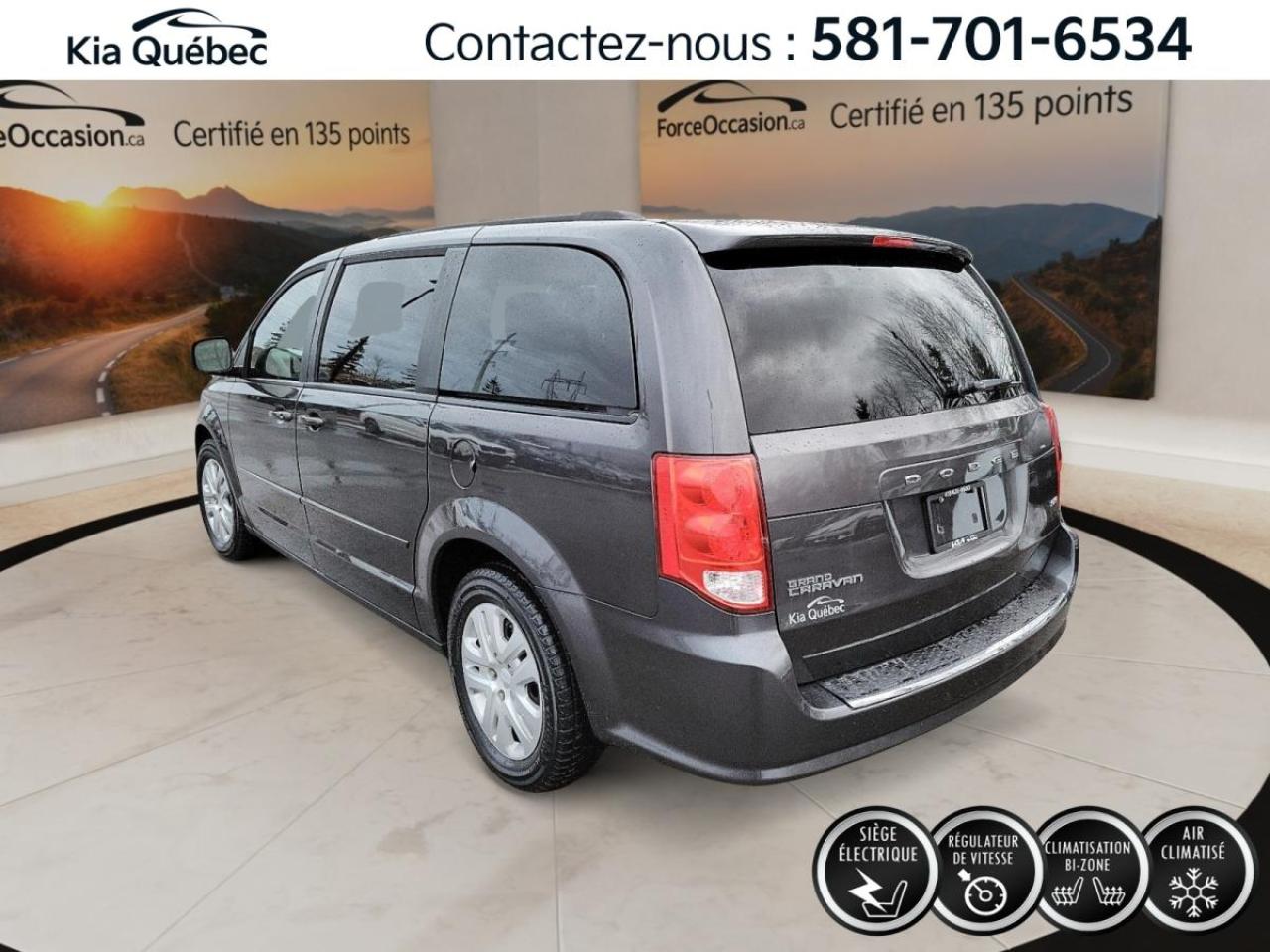 Used 2016 Dodge Grand Caravan SXT *STOW'N'GO *7 PASS *V6*BIZONE*SIÈGE ÉLECTRIQUE for sale in Québec, QC