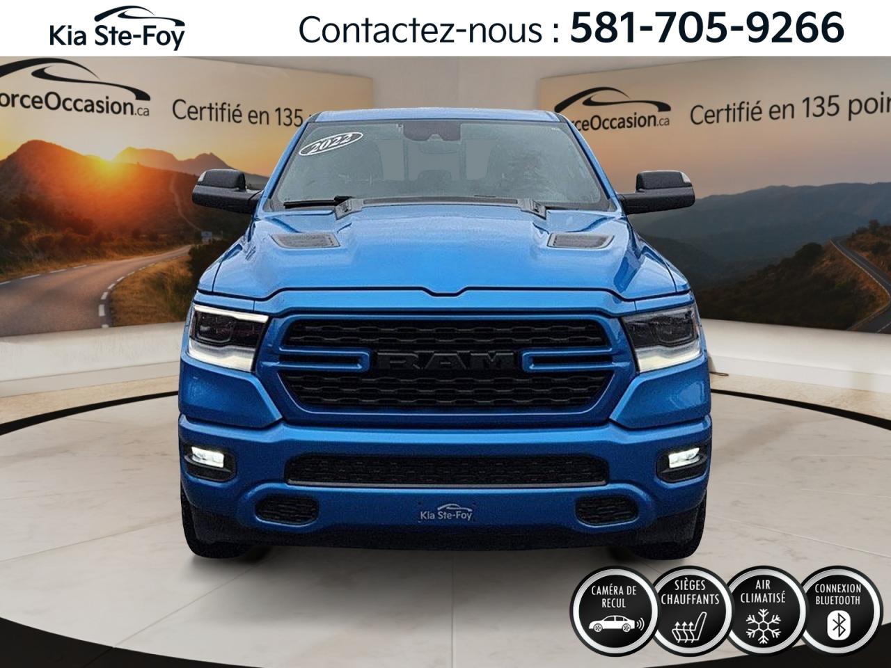 Used 2022 RAM 1500 SPORT 4X4 *CREWCAB *V8 *BOITE 5PI 7PO *GPS *BIZONE for sale in Ste-Foy, QC