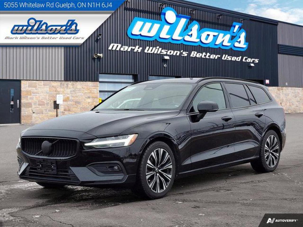 Used 2023 Volvo V60 Core B6 Wagon AWD Dark Theme | Mild Hybrid | Leather | Sunroof | Nav | Adaptive Cruise | Power Seat for sale in Guelph, ON