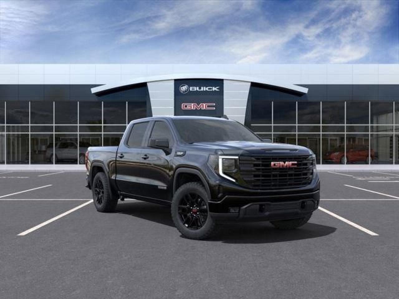 <b>X31 Off-Road and Protection Package!</b><br> <br> <br> <br>  This 2025 Sierra 1500 is engineered for ultra-premium comfort, offering high-tech upgrades, beautiful styling, authentic materials and thoughtfully crafted details. <br> <br>This 2025 GMC Sierra 1500 stands out in the midsize pickup truck segment, with bold proportions that create a commanding stance on and off road. Next level comfort and technology is paired with its outstanding performance and capability. Inside, the Sierra 1500 supports you through rough terrain with expertly designed seats and robust suspension. This amazing 2025 Sierra 1500 is ready for whatever.<br> <br> This onyx black Crew Cab 4X4 pickup   has an automatic transmission and is powered by a  355HP 5.3L 8 Cylinder Engine.<br> <br> Our Sierra 1500s trim level is Elevation. Upgrading to this trim rewards you with a black gloss grille and unique aluminum wheels, a massive 13.4 inch touchscreen display with wireless Apple CarPlay and Android Auto, wireless streaming audio, SiriusXM, plus a 4G LTE hotspot. Additionally, this pickup truck also features IntelliBeam LED headlights, remote engine start, forward collision warning and lane keep assist, a trailer-tow package, LED cargo area lighting, teen driver technology plus so much more! This vehicle has been upgraded with the following features: X31 Off-road And Protection Package. <br><br> <br>To apply right now for financing use this link : <a href=http://www.boltongm.ca/?https://CreditOnline.dealertrack.ca/Web/Default.aspx?Token=44d8010f-7908-4762-ad47-0d0b7de44fa8&Lang=en target=_blank>http://www.boltongm.ca/?https://CreditOnline.dealertrack.ca/Web/Default.aspx?Token=44d8010f-7908-4762-ad47-0d0b7de44fa8&Lang=en</a><br><br> <br/><br>At Bolton Motor Products, we offer new Chevrolet, Cadillac, Buick, GMC cars and trucks in Bolton, along with used cars, trucks and SUVs by top manufacturers. Our sales staff will help you find that new or used car you have been searching for in the Bolton, Brampton, Nobleton, Kleinburg, Vaughan, & Maple area. o~o