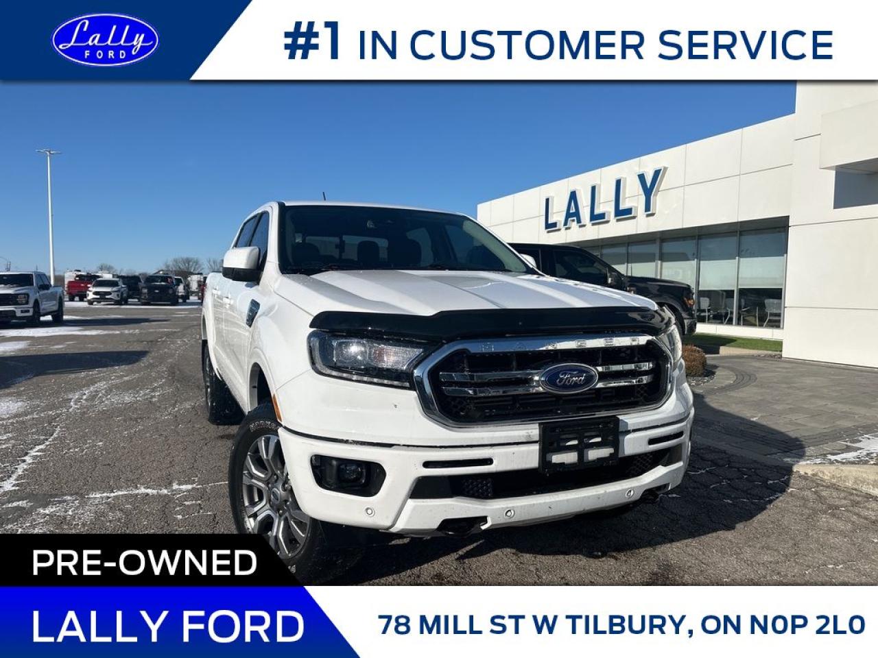 Used 2020 Ford Ranger LARIAT, Leather, Only 71,627 Km’s!! for sale in Tilbury, ON