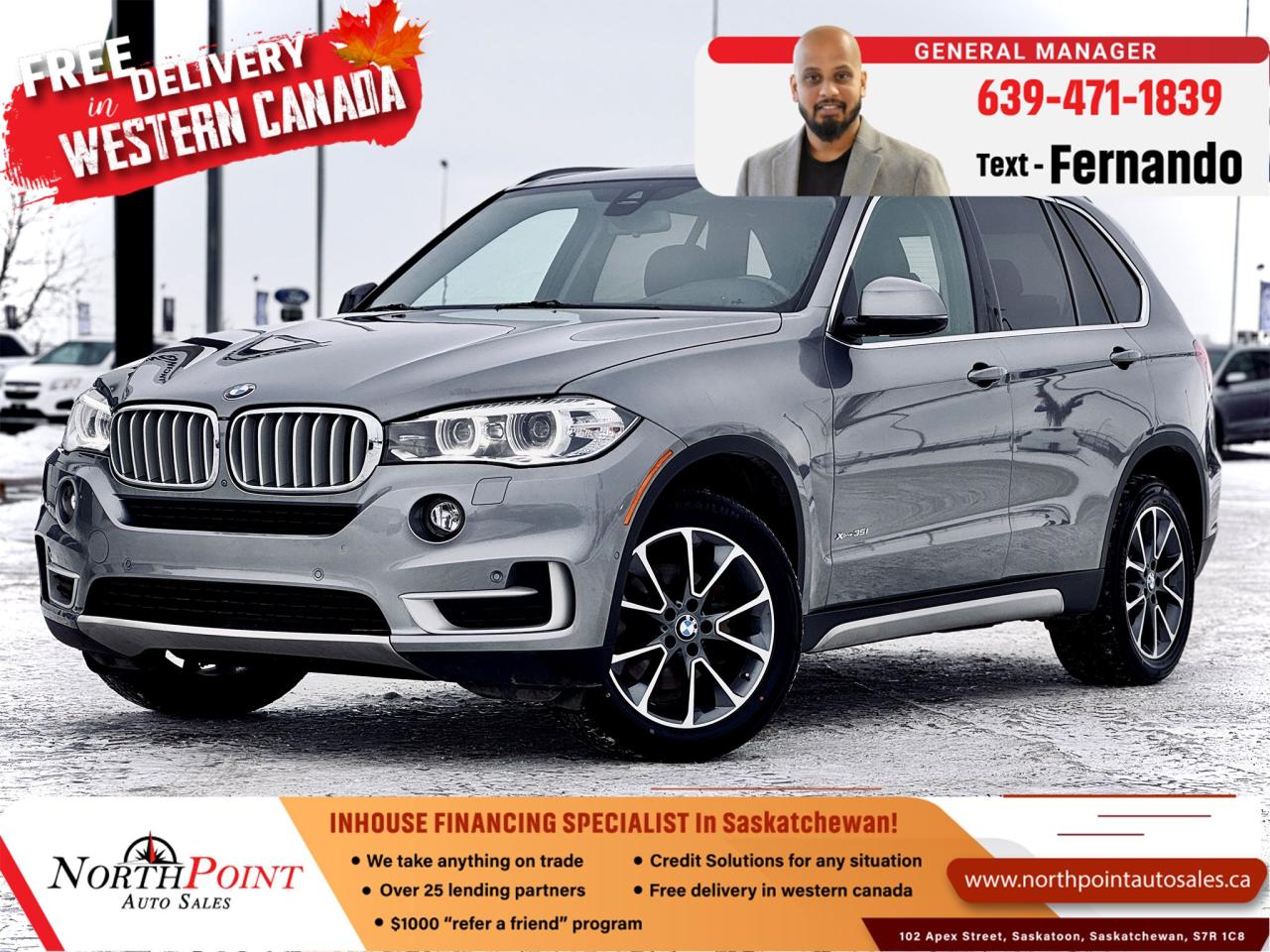 Used 2017 BMW X5 xDrive35i for sale in Saskatoon, SK