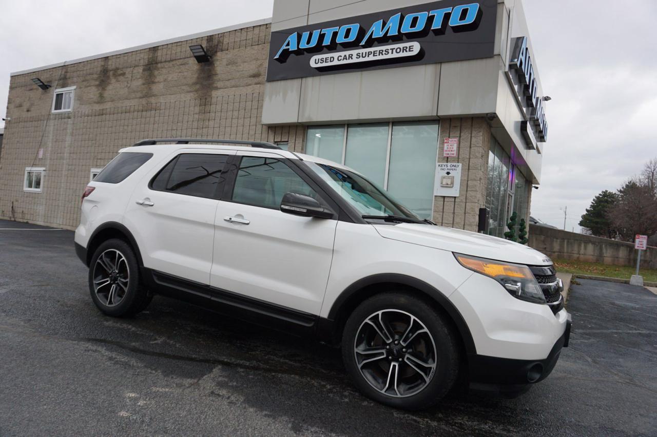 Used 2014 Ford Explorer SPORT 4WD CERTIFIED *ACCIDENT FREE* CAMERA NAV BLUETOOTH LEATHER HEATED SEATS PANO ROOF CRUISE ALLOYS for sale in Burlington, ON