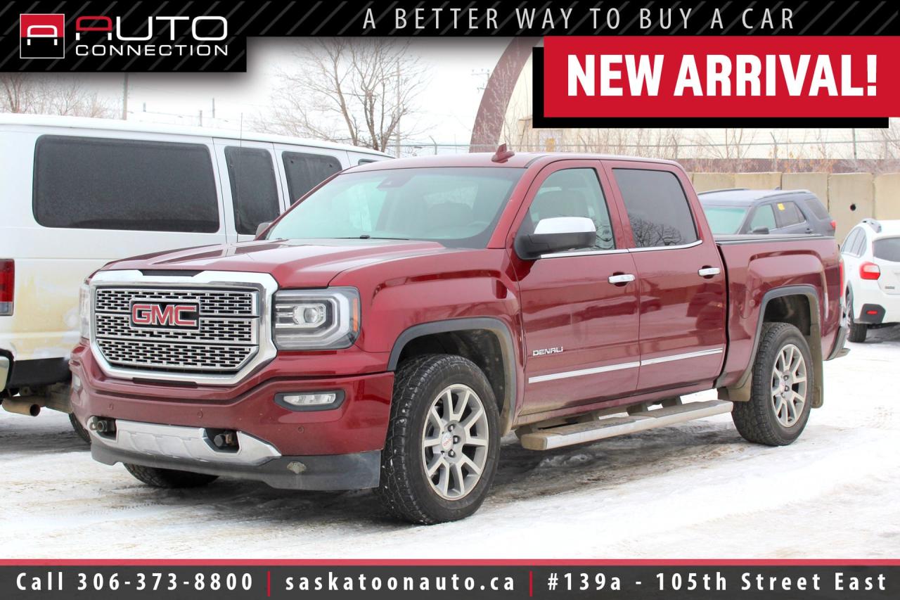 Used 2017 GMC Sierra 1500 Denali - 4x4 - CREW CAB - ACCIDENT FREE - DRIVER ALERT PKG for sale in Saskatoon, SK