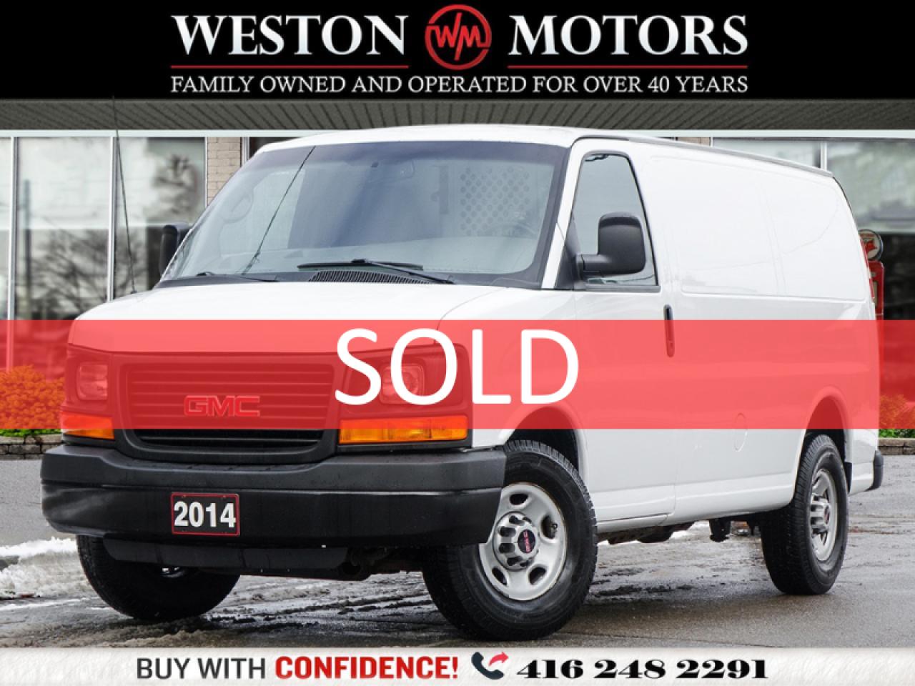 Used 2014 GMC Savana 2500 4.8L*2500*SHLVNG*REAR WINDOWS*POWER LOCKS&WINDOWS* for sale in Toronto, ON