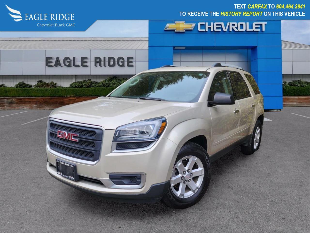 Used 2016 GMC Acadia SLE2 Heated front seats, Power driver seat, Power Liftgate, Power Rear Liftgate Body, Power steering, Power windows, Power Windows w/Driver Express-Down, Rear anti-roll bar, Remote keyless entry, SiriusXM for sale in Coquitlam, BC