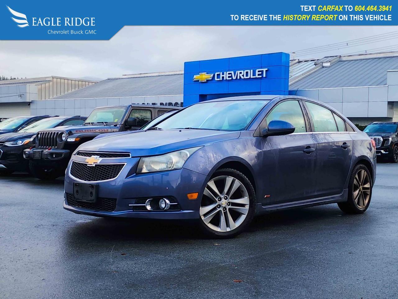 Used 2014 Chevrolet Cruze 2LT Rear Parking Assist, Remote keyless entry, RS Appearance Package, Side Blind Zone Alert, SiriusXM Satellite Radio, Steering wheel mounted audio controls, Sun & Sound Package for sale in Coquitlam, BC