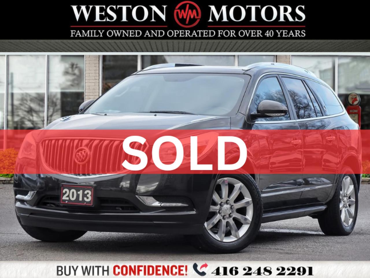 Used 2013 Buick Enclave AWD*NAVI*MOONROOF*7PASS*REV-CAM*LEATHER for sale in Toronto, ON