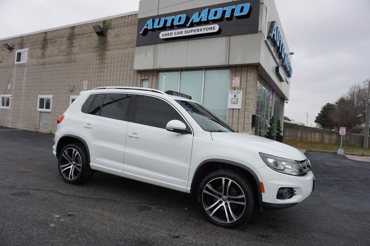 Used 2017 Volkswagen Tiguan HIGHLINE 4M AWD CERTIFIED *ACCIDENT FREE* CAMERA BLUETOOTH LEATHER HEATED SEATS PANO ROOF CRUISE ALLOYS for sale in Burlington, ON