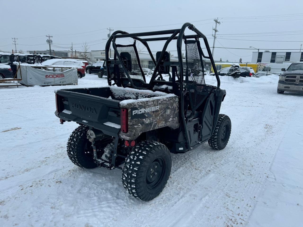 2025 Honda Pioneer 520 $121 B/W - Photo #4