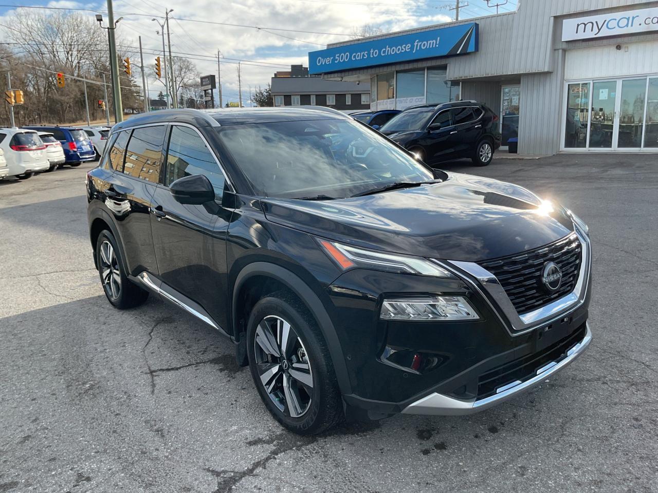 Used 2023 Nissan Rogue Platinum 1.5L AWD PLATINUM!!!  SUNROOF. HEATED SEATS. LEATHER. NAV. BACKUP CAM. A/C. CRUISE. PWR GROUP. KEYLE for sale in Kingston, ON