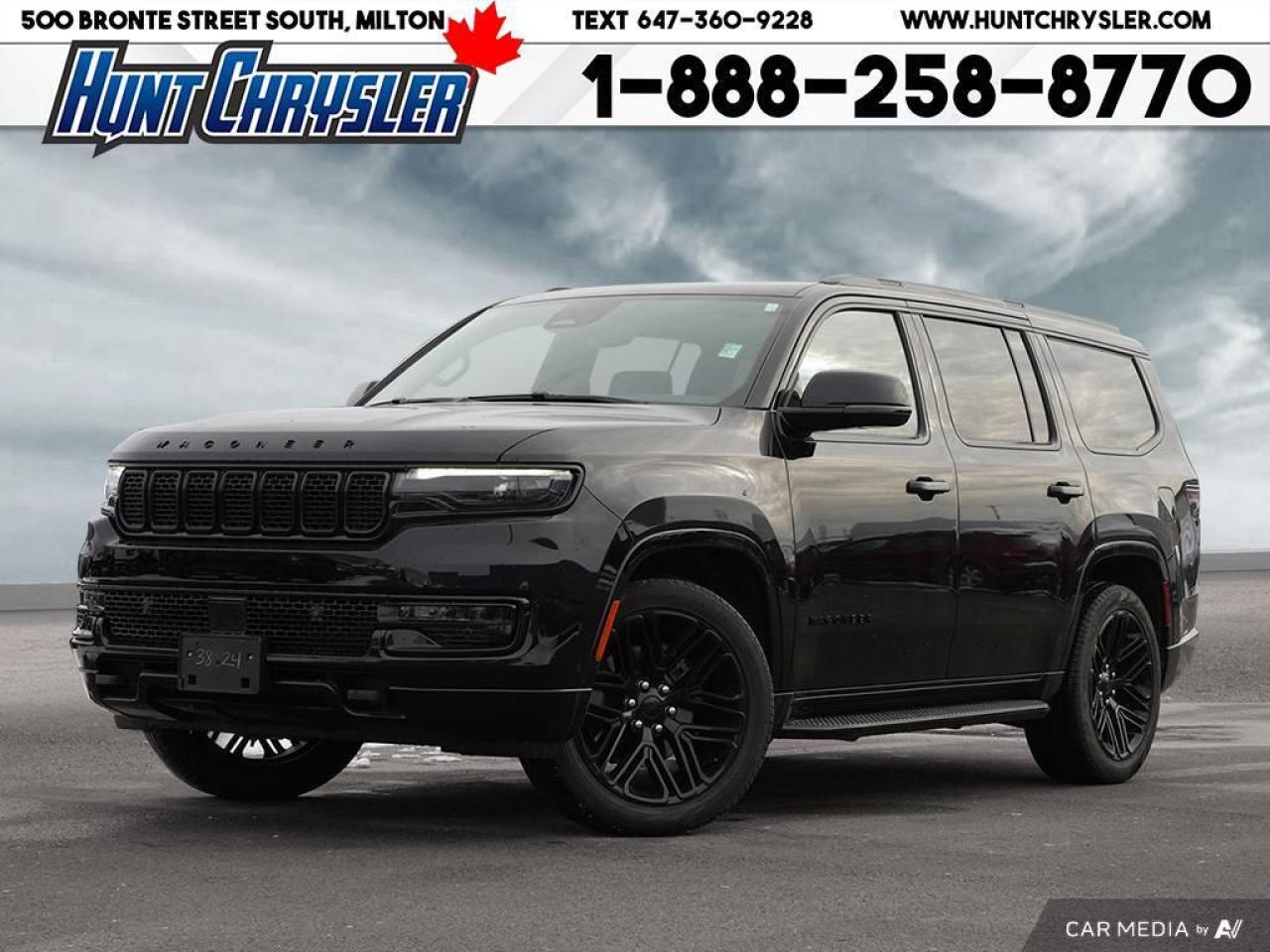 Used 2023 Jeep Wagoneer SERIES II CARBIDE | 3 PANO | 7 PASS | TECH | SAFET for sale in Milton, ON