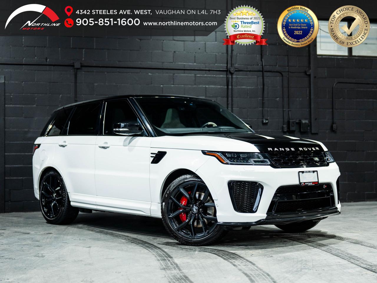 Used 2019 Land Rover Range Rover Sport V8 Supercharged SVR/NAV/MERIDIAN/CLEAN CARFAX for sale in Vaughan, ON