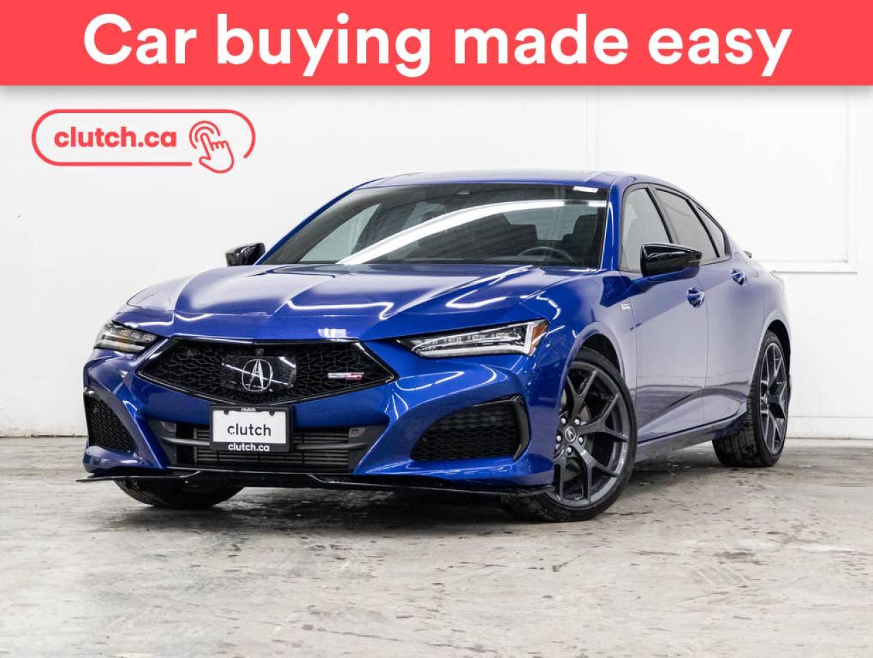 Used 2021 Acura TLX Type S SH-AWD w/ Apple CarPlay & Android Auto, Heated Steering Wheel, Heated Front Seats for sale in Toronto, ON