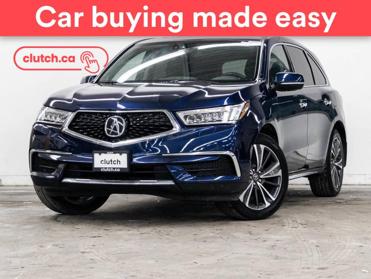 Used 2020 Acura MDX Base AWD w/ Technology Pkg. w/ Apple CarPlay & Android Auto, Heated Steering Wheel, Heated Front Seats for sale in Toronto, ON