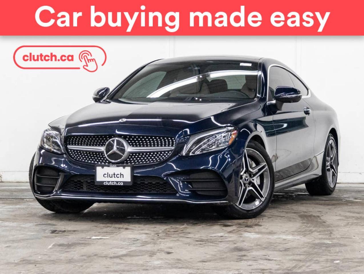 Used 2020 Mercedes-Benz C-Class C 300 4Matic AWD w/Apple CarPlay & Android Auto, Power Moonroof, 360 Rearview Cam for sale in Toronto, ON