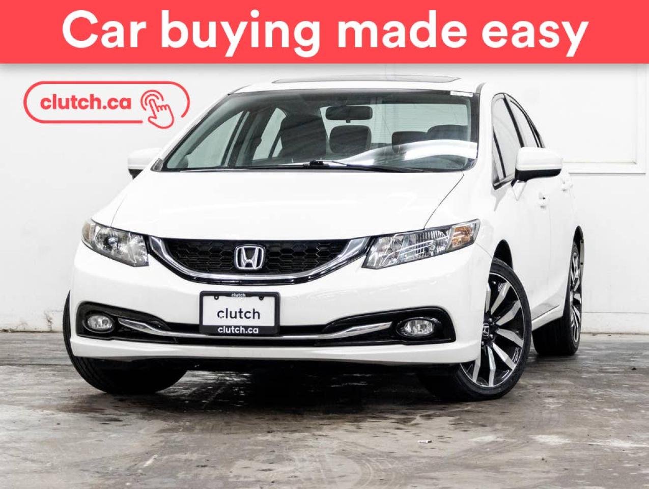 Used 2015 Honda Civic Touring w/ Heated Front Seats, Power Moonroof, Nav for sale in Toronto, ON