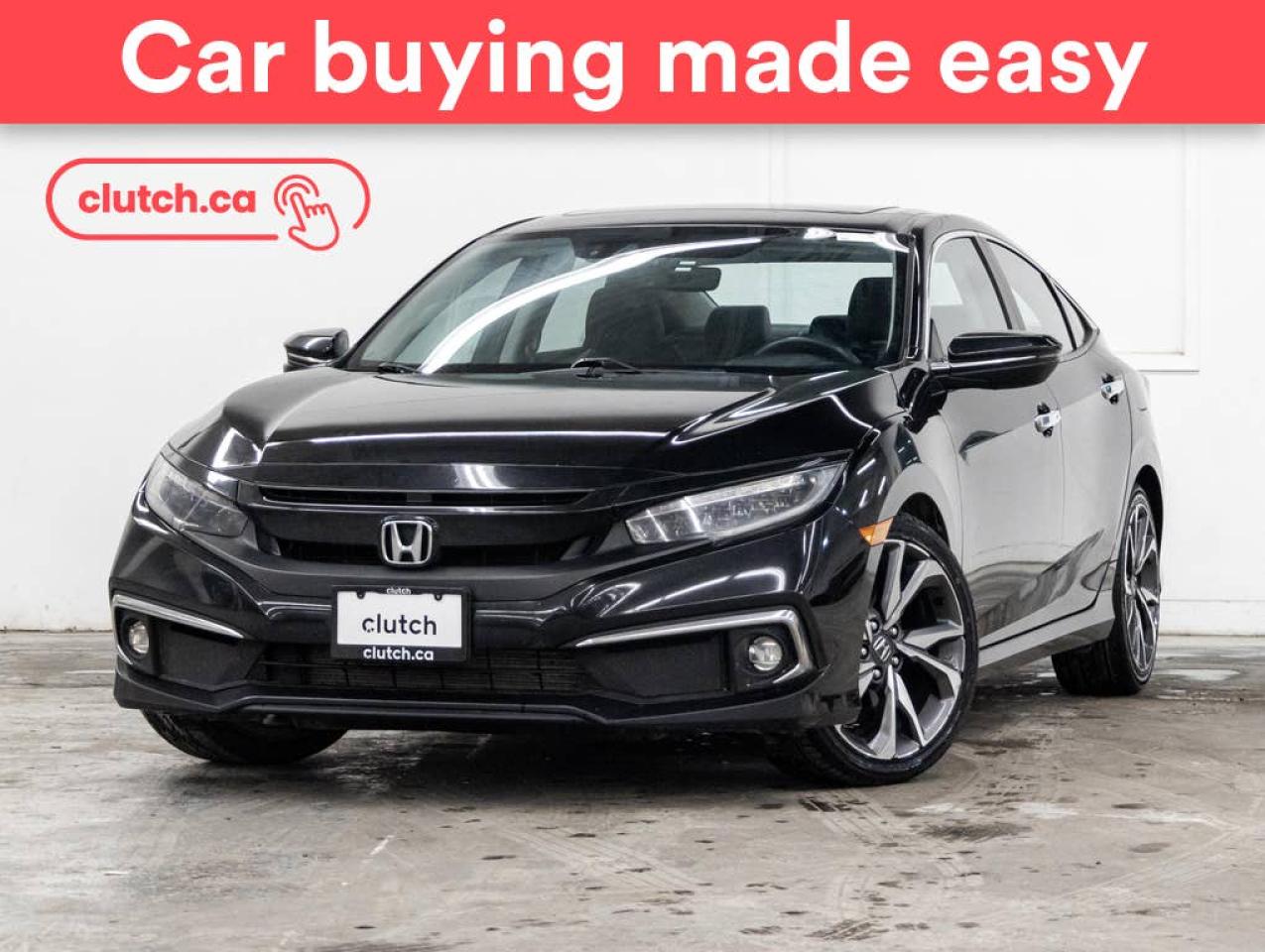 Used 2019 Honda Civic Touring w/ Apple CarPlay & Android Auto, Dual Zone A/C, Power Sunroof for sale in Toronto, ON