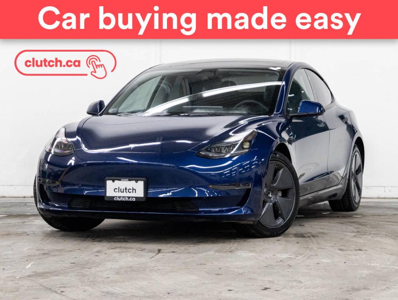 Used 2022 Tesla Model 3 Standard Range w/ Autopilot, Nav, Glass Roof for sale in Toronto, ON