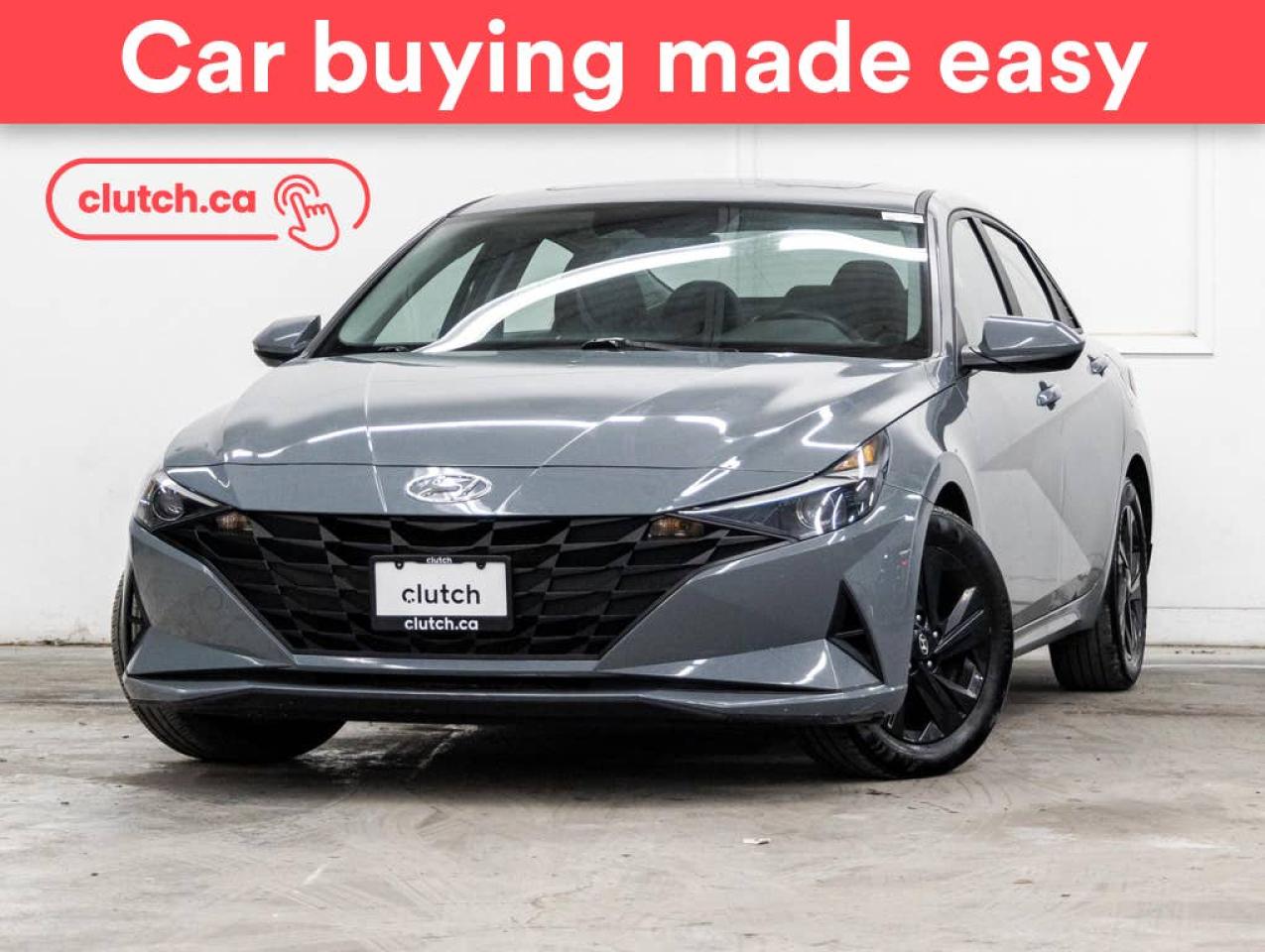 Used 2021 Hyundai Elantra Preferred w/ Sun & Tech Pkg w/ Apple CarPlay & Android Auto, Power Moonroof, Rearview Cam for sale in Toronto, ON