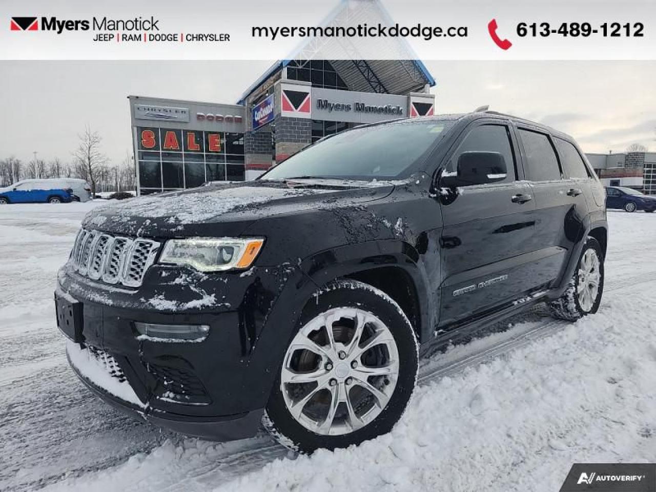 Used 2019 Jeep Grand Cherokee Summit  - Plush Luxury - $152.82 /Wk for sale in Ottawa, ON