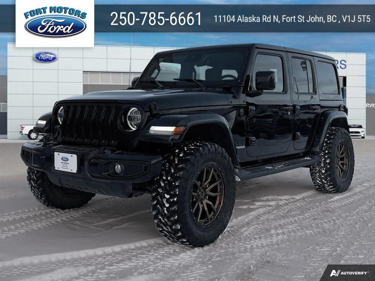 Used 2021 Jeep Wrangler Sahara for sale in Fort St John, BC